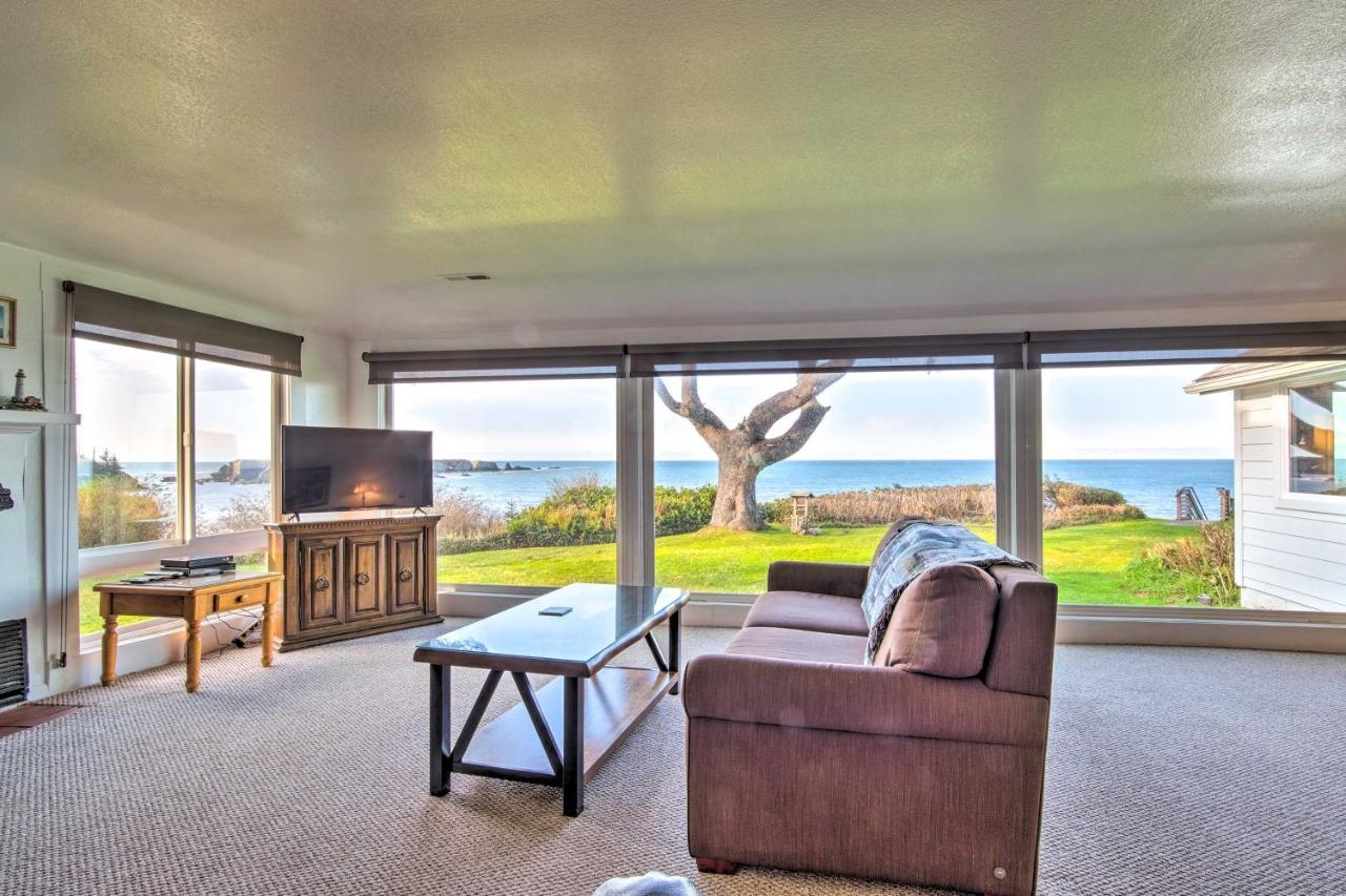 Cliffside Lighthouse Beach Home With Ocean View 库斯贝 外观 照片