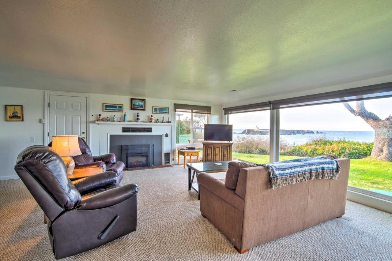Cliffside Lighthouse Beach Home With Ocean View 库斯贝 外观 照片