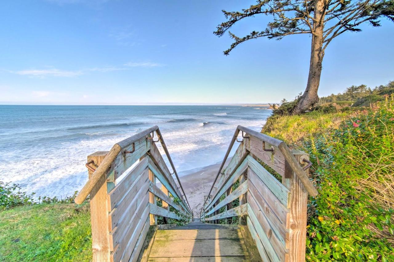 Cliffside Lighthouse Beach Home With Ocean View 库斯贝 外观 照片